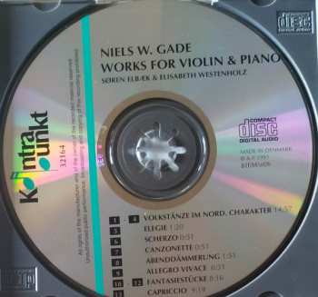 CD Niels Wilhelm Gade: Works For Violin & Piano 582287