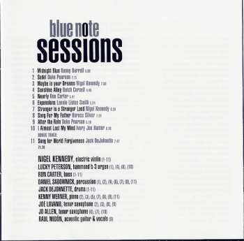 CD Nigel Kennedy: Blue Note Sessions 630825