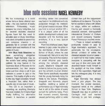 CD Nigel Kennedy: Blue Note Sessions 630825