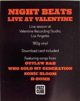 LP Night Beats: Live At Valentine CLR | LTD 547929