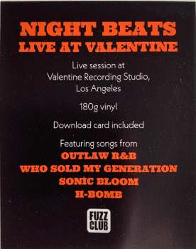 LP Night Beats: Live At Valentine CLR | LTD 547929