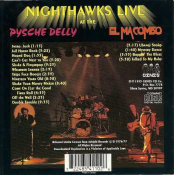 CD The Nighthawks: Nighthawks Live 571322