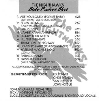 CD The Nighthawks: Side Pocket Shot 635187