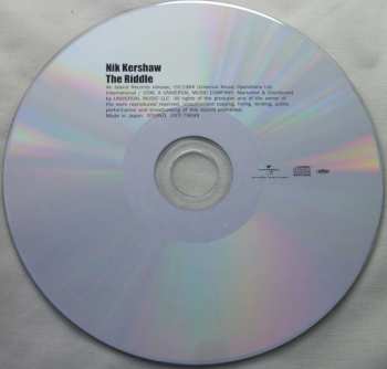 CD Nik Kershaw: The Riddle = ザ・リドル LTD 619232