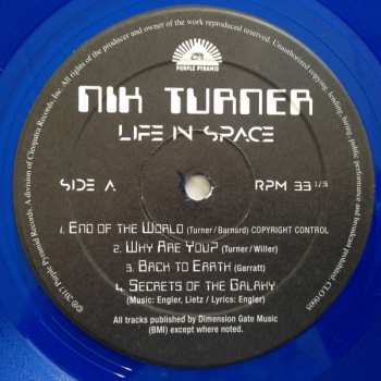 LP Nik Turner: Life In Space CLR | LTD 552259