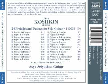 CD Nikita Koshkin: 24 Preludes And Fugues For Solo Guitar • 1 345212