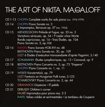 21CD/Box Set Nikita Magaloff: The Art Of Nikita Magaloff 306755