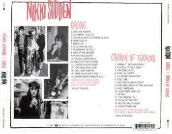 2CD Nikki Sudden: Groove / Crown Of Thorns 642764