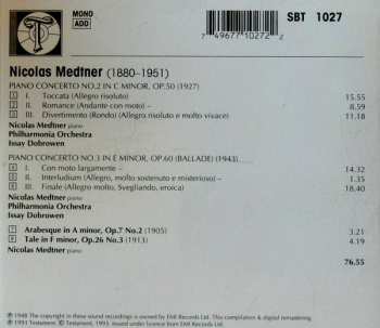 CD Nikolai Medtner: Piano concertos 2 & 3 555625