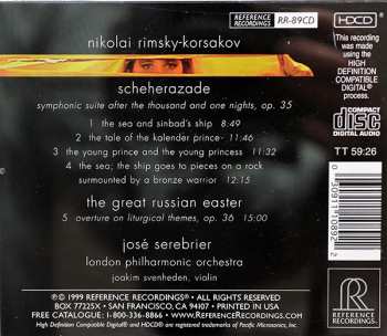 CD The London Philharmonic Orchestra: Scheherazade / Russian Easter Overture 194410