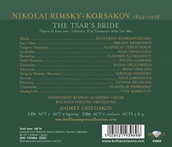 2CD Nikolai Rimsky-Korsakov: The Tsar's Bride 661254