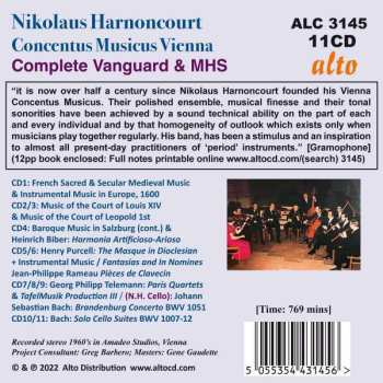 11CD Nikolaus Harnoncourt: Complete Vanguard & MHS Recordings 576886