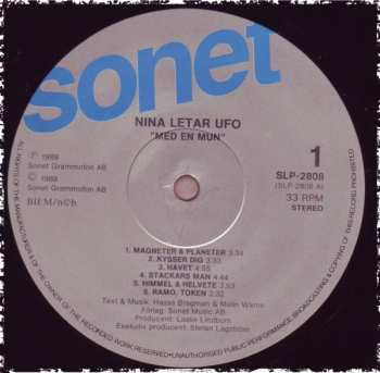 LP Nina Letar UFO: Med En Mun 180244