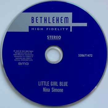 CD Nina Simone: Little Girl Blue 629163