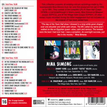 2CD Nina Simone: The Complete 1959-61 Live Recordings 192835