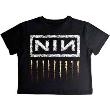 Merch Nine Inch Nails: Dámské Crop Top Downward Spiral