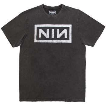 Merch Nine Inch Nails: Stone Wash Tričko Classic Logo Nine Inch Nails