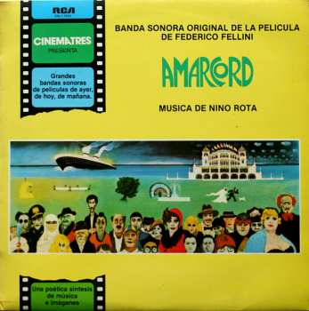 LP Nino Rota: Amarcord (Banda Sonora Original De La Pelicula De Federico Fellini) 569183