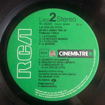 LP Nino Rota: La Dolce Vita E Altri Celebri Film 644808