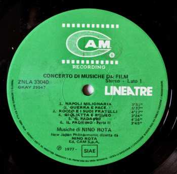 LP Nino Rota: Concerto Di Musiche Da Film 656564