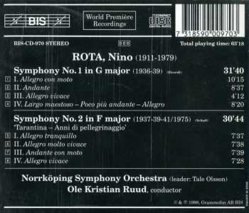 CD Nino Rota: Symphonies No. 1 & No. 2 544911