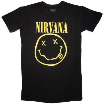 Merch Nirvana: Dámské Tričko Dress Yellow Happy Face