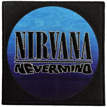 Standard Printed Patch Nevermind Wavy Logo Nirvana