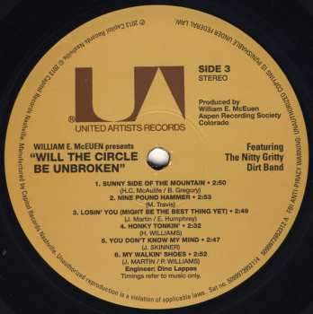 3LP Nitty Gritty Dirt Band: Will The Circle Be Unbroken 644292