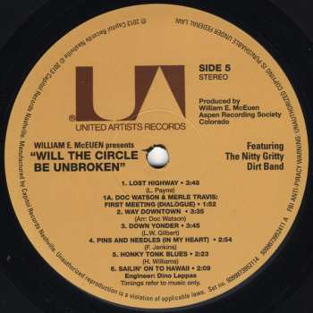 3LP Nitty Gritty Dirt Band: Will The Circle Be Unbroken 644292