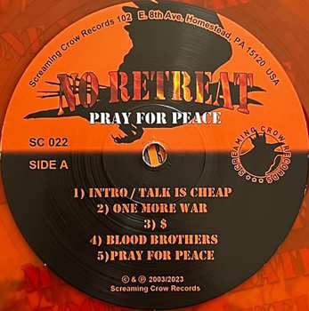 LP No Retreat: Pray For Peace CLR 589931