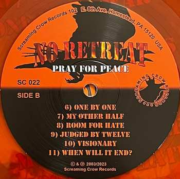 LP No Retreat: Pray For Peace CLR 589931