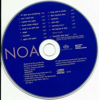 CD Noa: Blue Touches Blue 98893