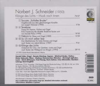 CD Norbert J. Schneider: Klänge Des Lichts - Musik Nach Innen 321454