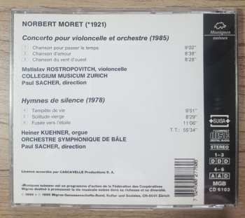 CD Norbert Moret: Concerto Pour Violincelle Et Orchestre • Hymnes De Silence 614749