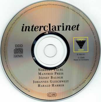 CD József Balogh: Interclarinet 399371