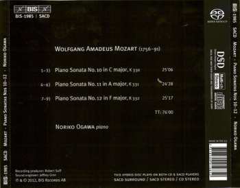 SACD Wolfgang Amadeus Mozart: Noriko Ogawa plays Mozart Sonatas 461208