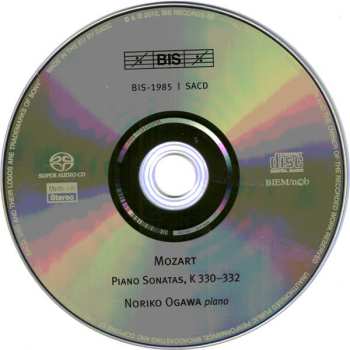 SACD Wolfgang Amadeus Mozart: Noriko Ogawa plays Mozart Sonatas 461208