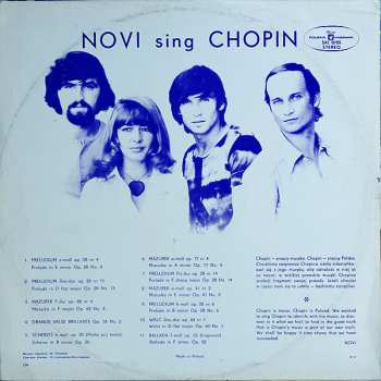 LP Novi Singers: Novi Sing Chopin 588369