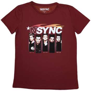 Merch *NSYNC: Dámské Tričko Flame Logo Nsync