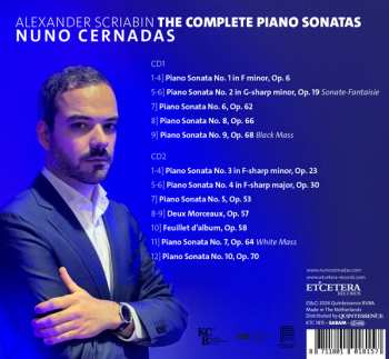 2CD Nuno Cernadas: Alexander Scriabin: The Complete Piano Sonatas 653179