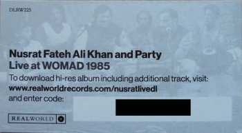 LP Nusrat Fateh Ali Khan & Party: Live At Womad 1985 255502