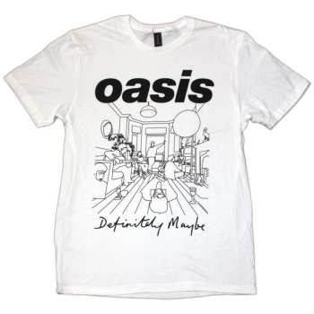 Merch Oasis: Oasis Unisex T-shirt: Definitely Maybe Line Drawing (x-large) XL