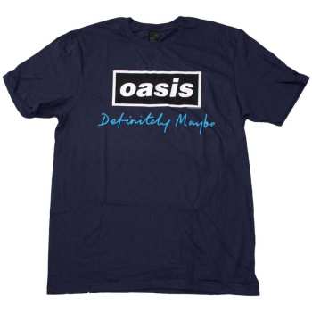 Merch Oasis: Oasis Unisex T-shirt: Definitely Maybe Text Logo (x-large) XL