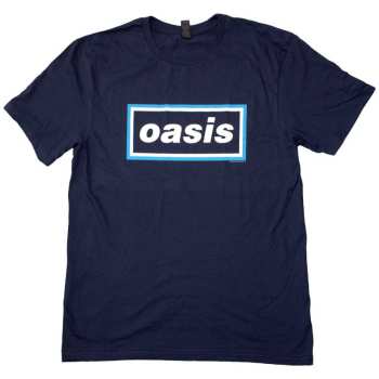 Merch Oasis: Oasis Unisex T-shirt: Maine Road Event Logo (back Print) (large) L