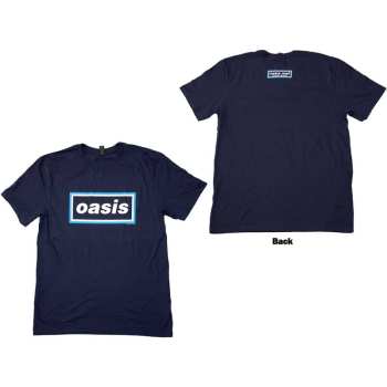 Merch Oasis: Oasis Unisex T-shirt: Maine Road Event Logo (back Print) (medium) M