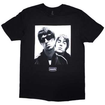 Merch Oasis: Oasis Unisex T-shirt: Noel & Liam Square Photo (large) L