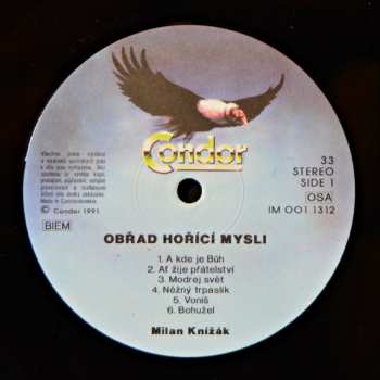 2LP Milan Knížák: Obřad Hořící Mysli 43431