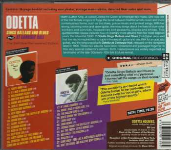 CD Odetta: Sings Ballads and Blues Plus At Carnege Hall 122592