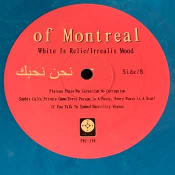 LP Of Montreal: White Is Relic/Irrealis Mood CLR 610764