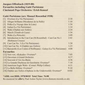 CD Jacques Offenbach: Offenbach Favourites 642580